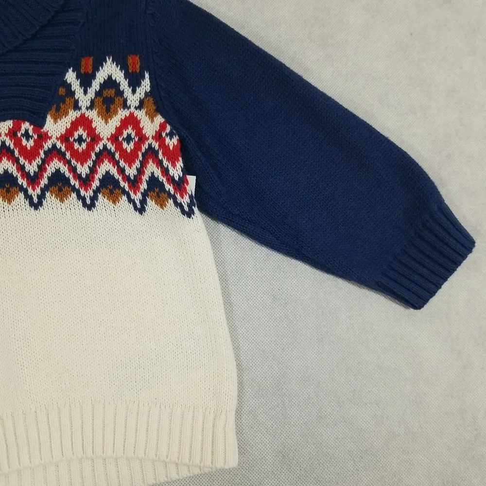 Old Navy Knit Sweater with Mock Button Neck Boys Size‎ 6-12 mo